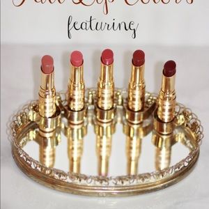 Beautycounter lipsticks scarlet, 9-5, terra, etc